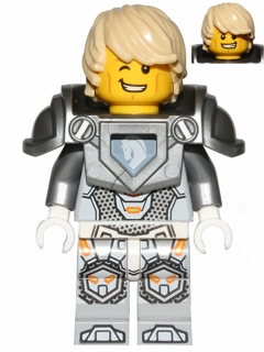 LEGO Minifigure-Lance - without Helmet-Nexo Knights-NEX037-Creative Brick Builders